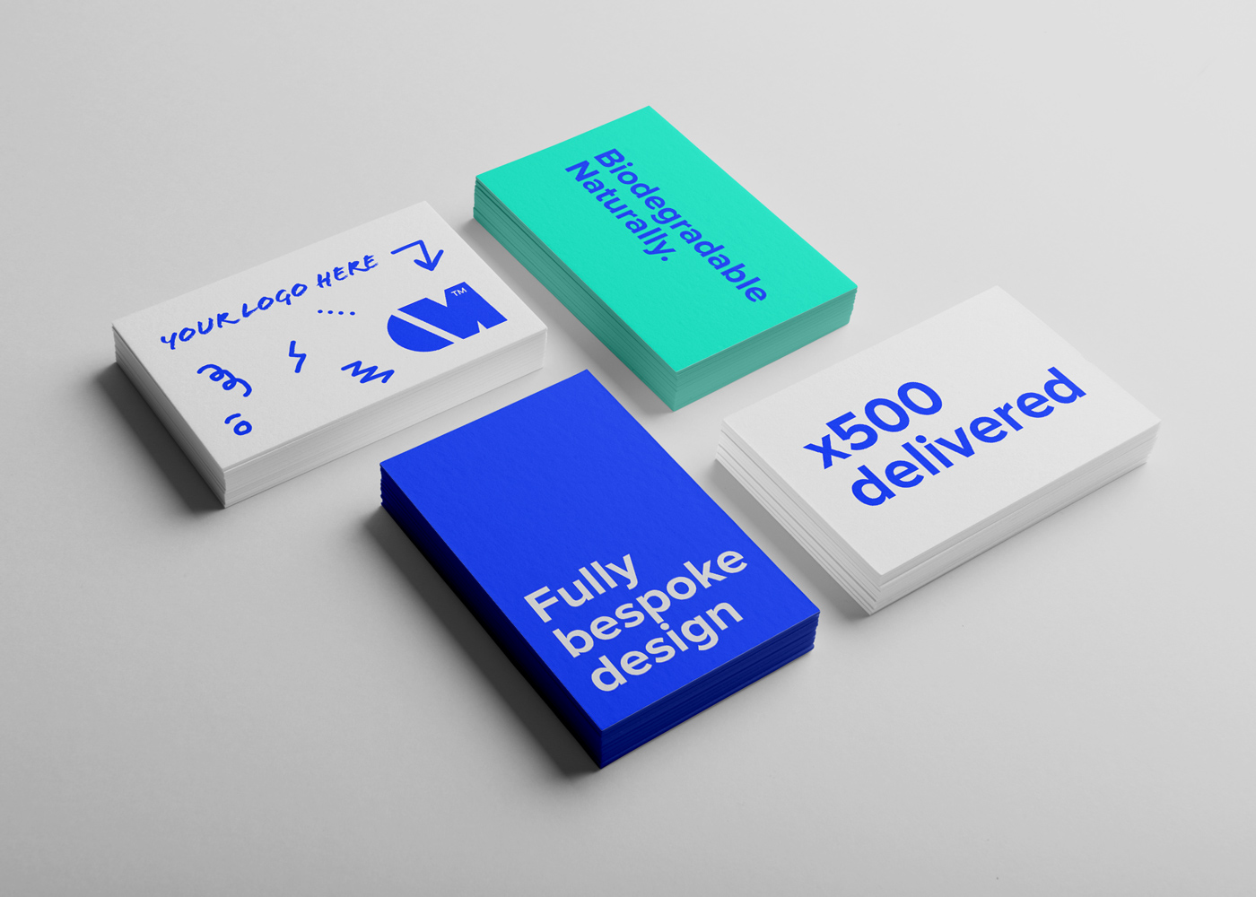 The stand alone Business Card design and delivery package by Oliver Milburn.