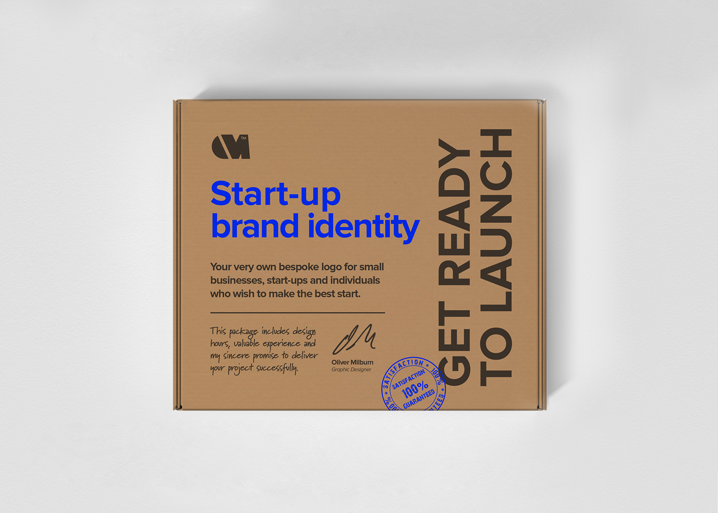 The start-up brand identity design package by Oliver Milburn