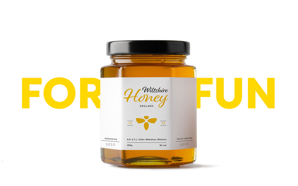 Redesign of Wiltshire Honey by Oliver Milburn