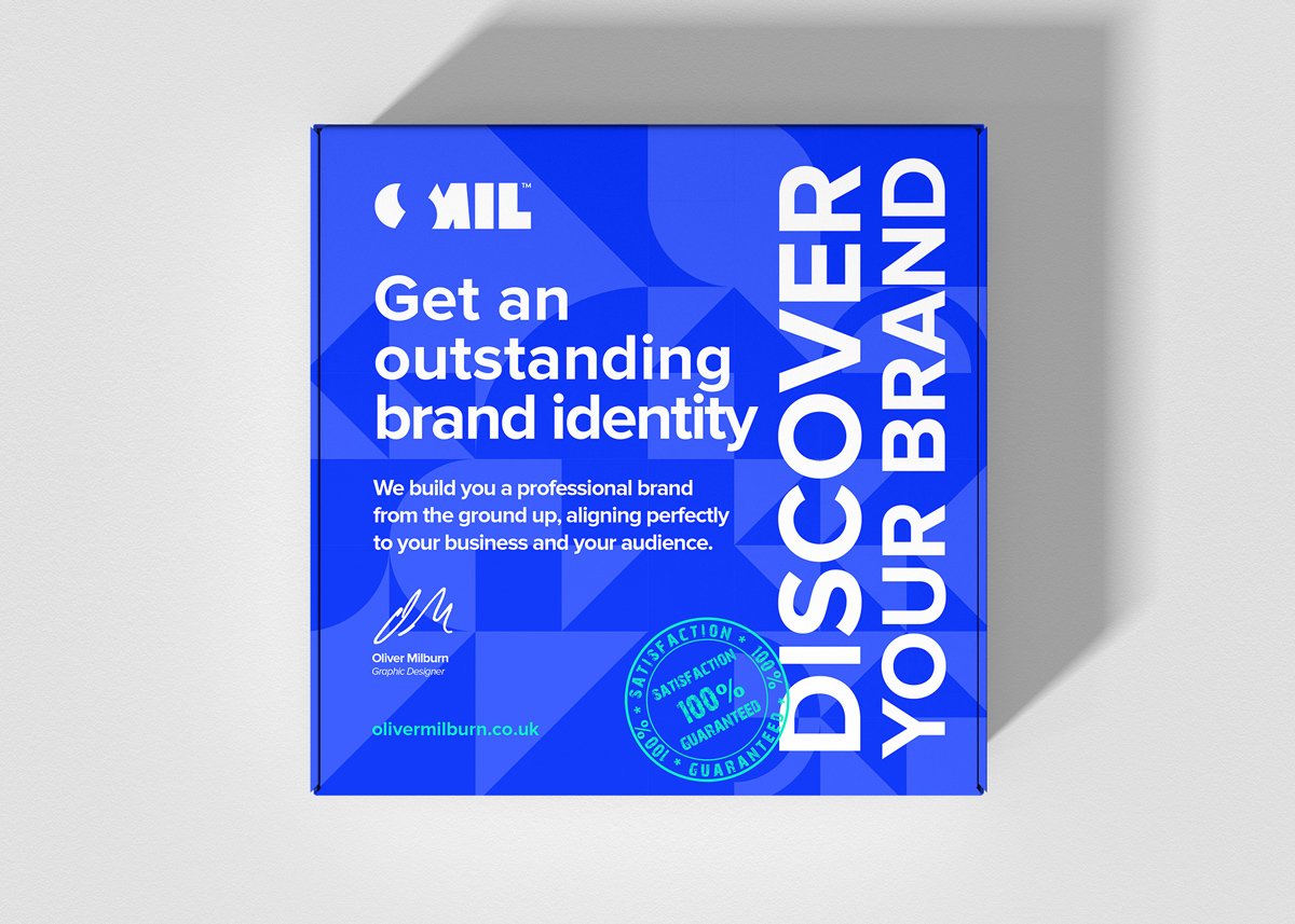 The ultimate brand identity package. BrandLaunch by Osmil - Oliver Milburn. Graphic Designer Surrey